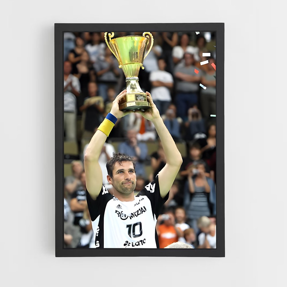 Poster La Victoire Éclairante – affiche Handball (vue 2)
